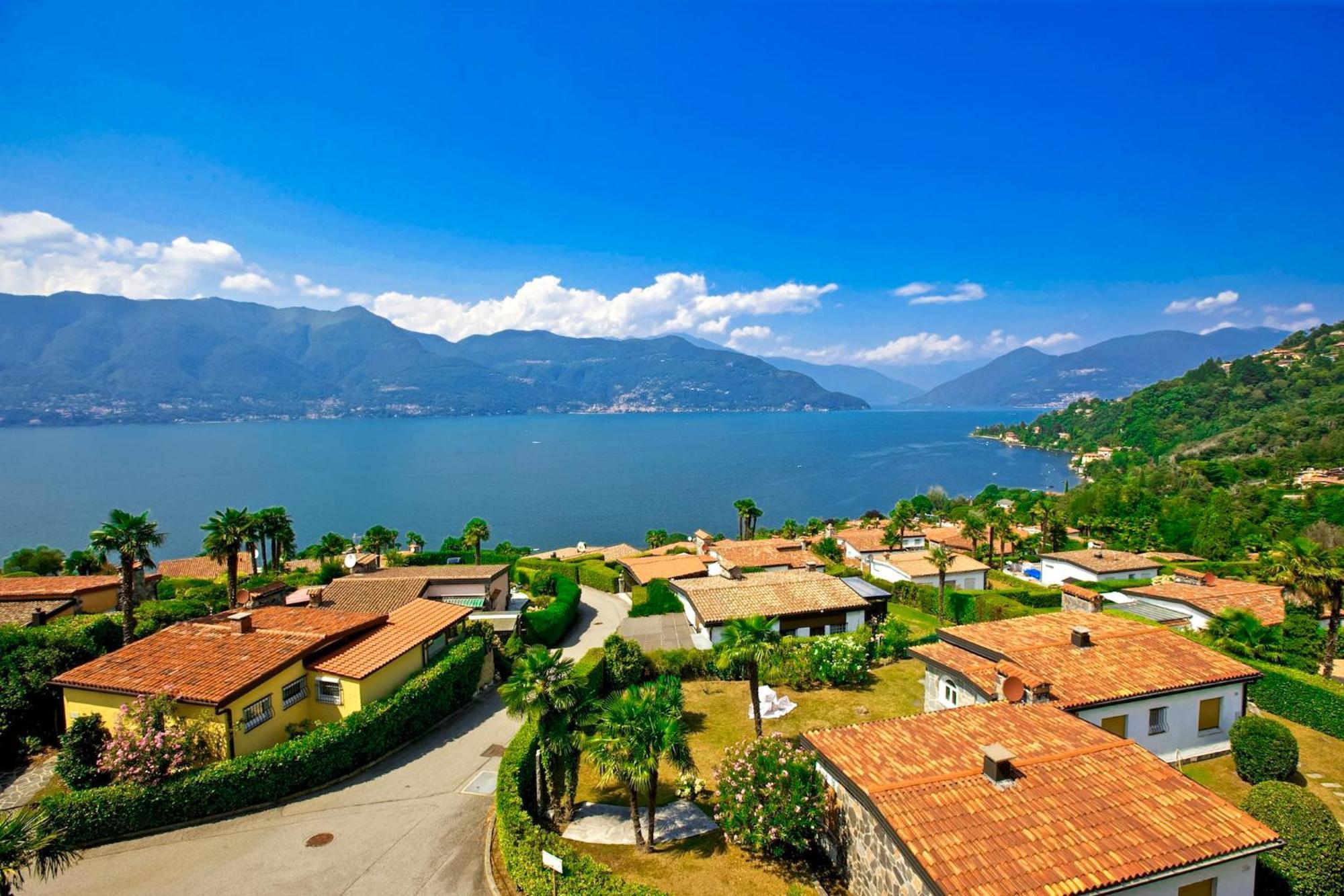 Parco Belmonte: Vista Fantastica Apartment Brezzo Luaran gambar